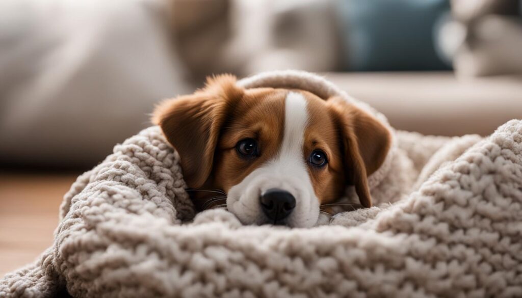 Puppy sleep area