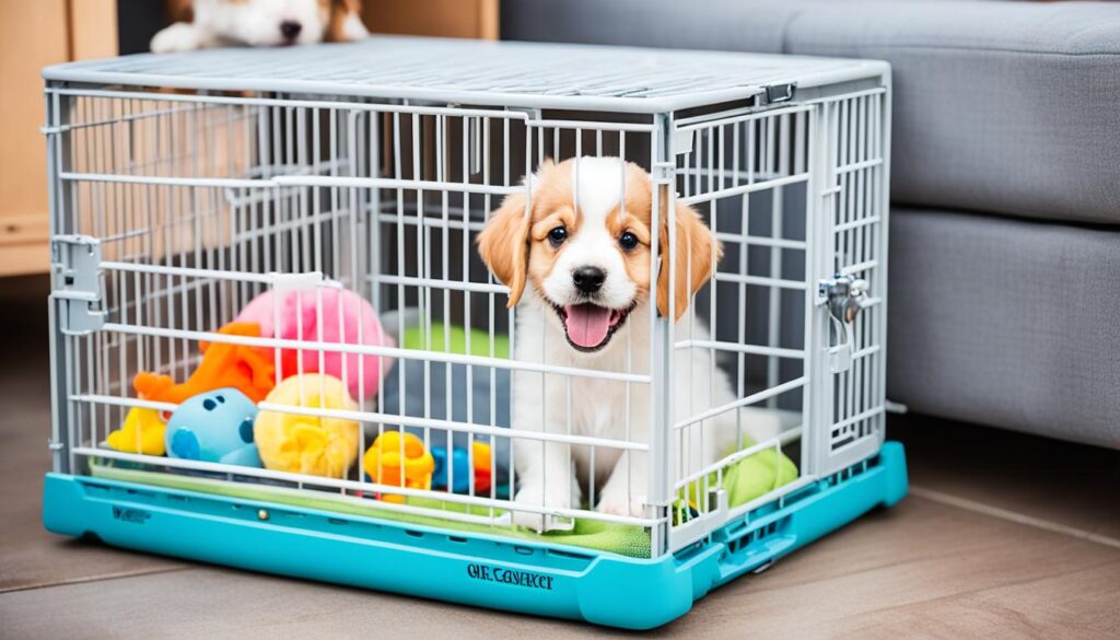 Crate training for puppies