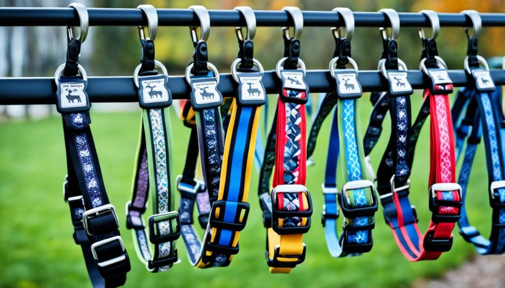 Various color and size harness