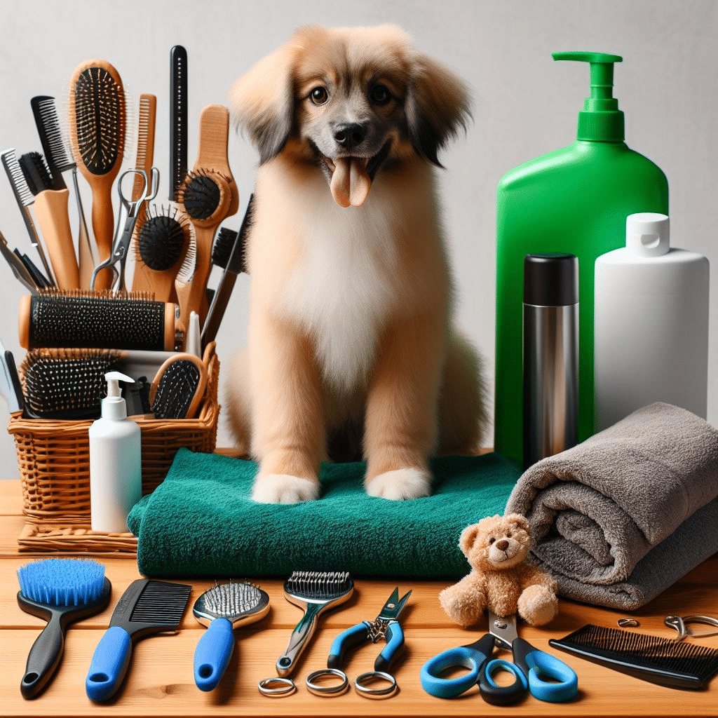 Puppy grooming tools